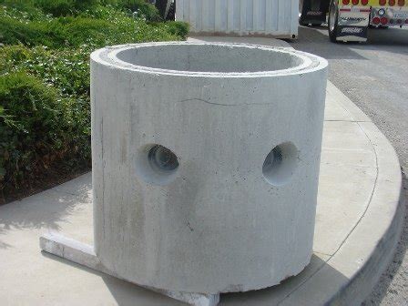 round distribution box concrete 16 pipe|precast concrete septic box.